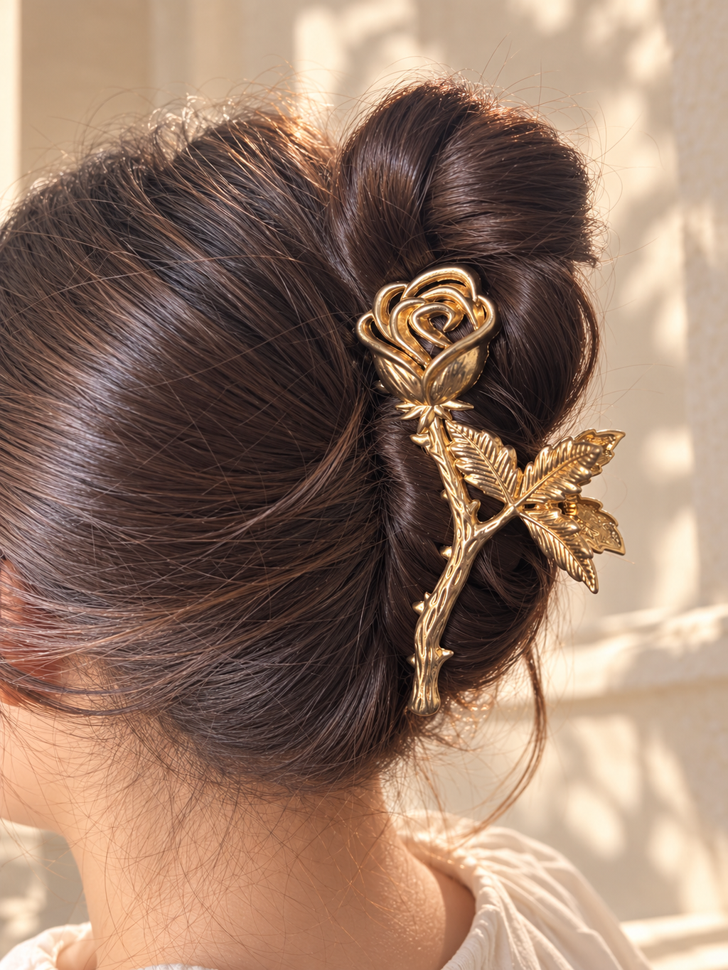 Garden Rose Hair Clip