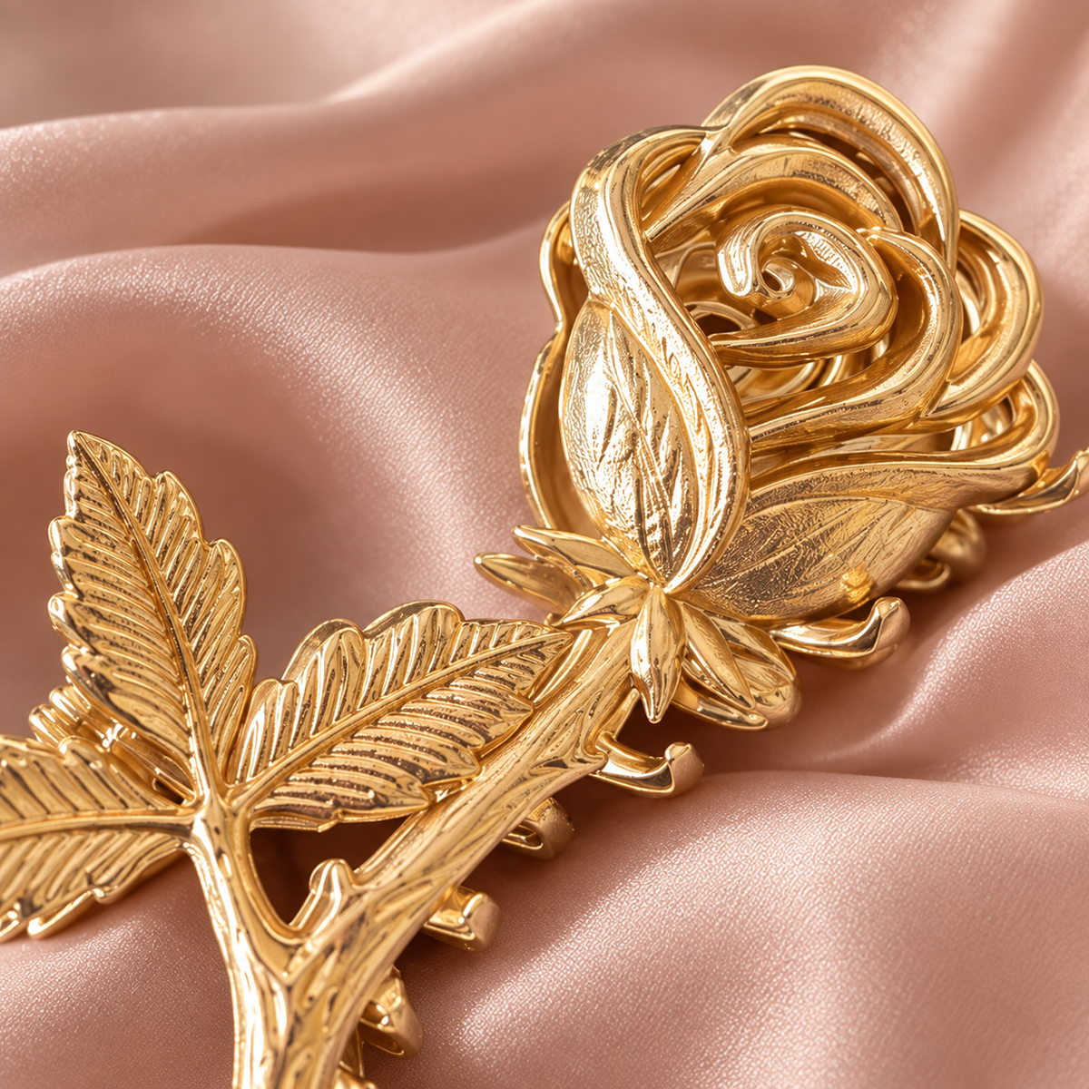 Garden Rose Hair Clip