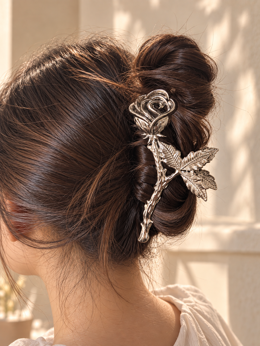 Garden Rose Hair Clip